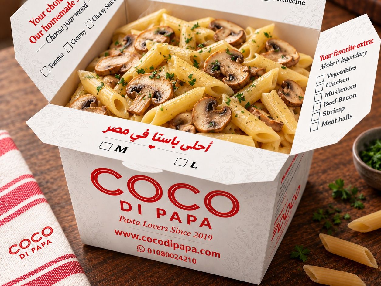 Cheesy Mushroom Pasta