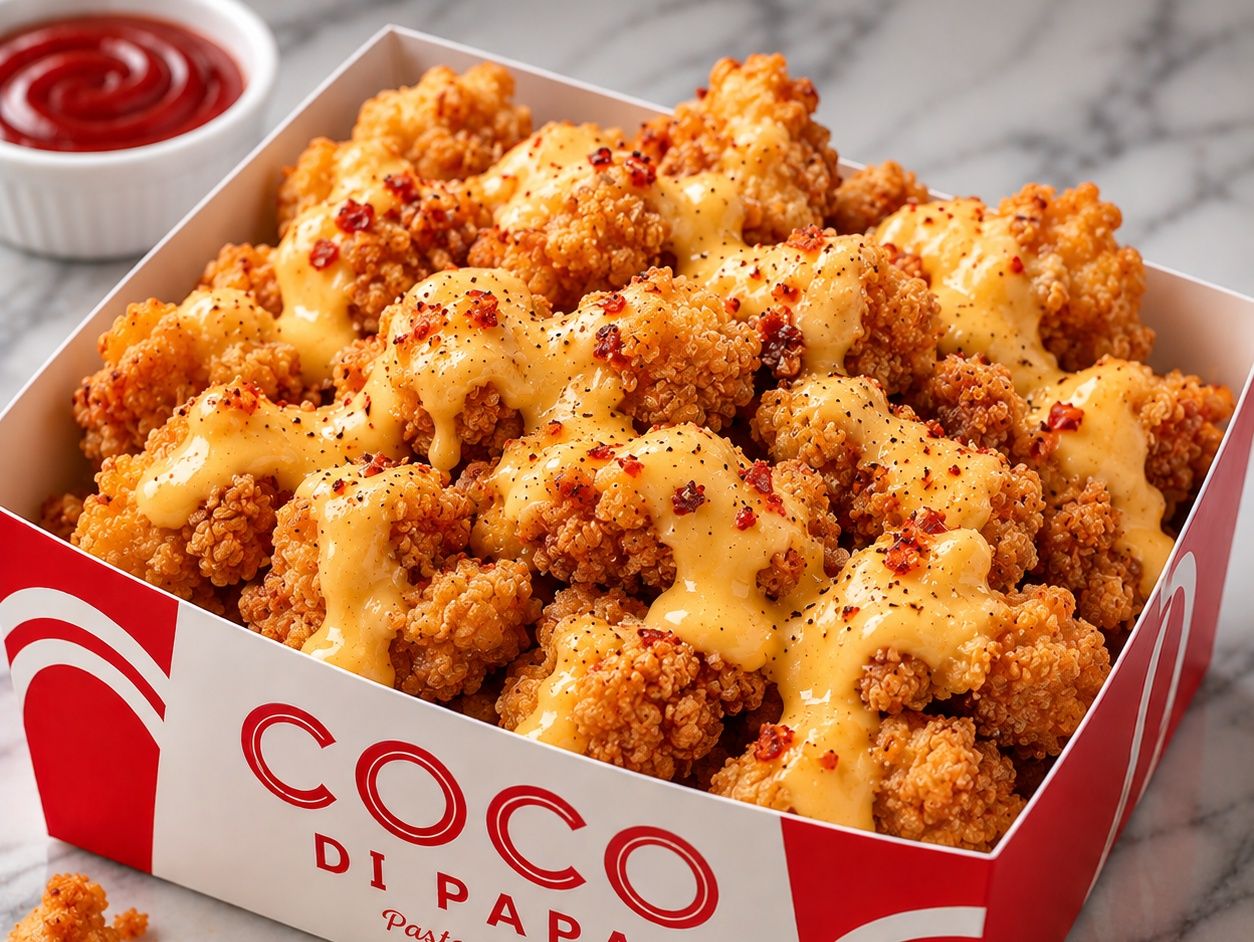 Cheesy Chicken Popcorn