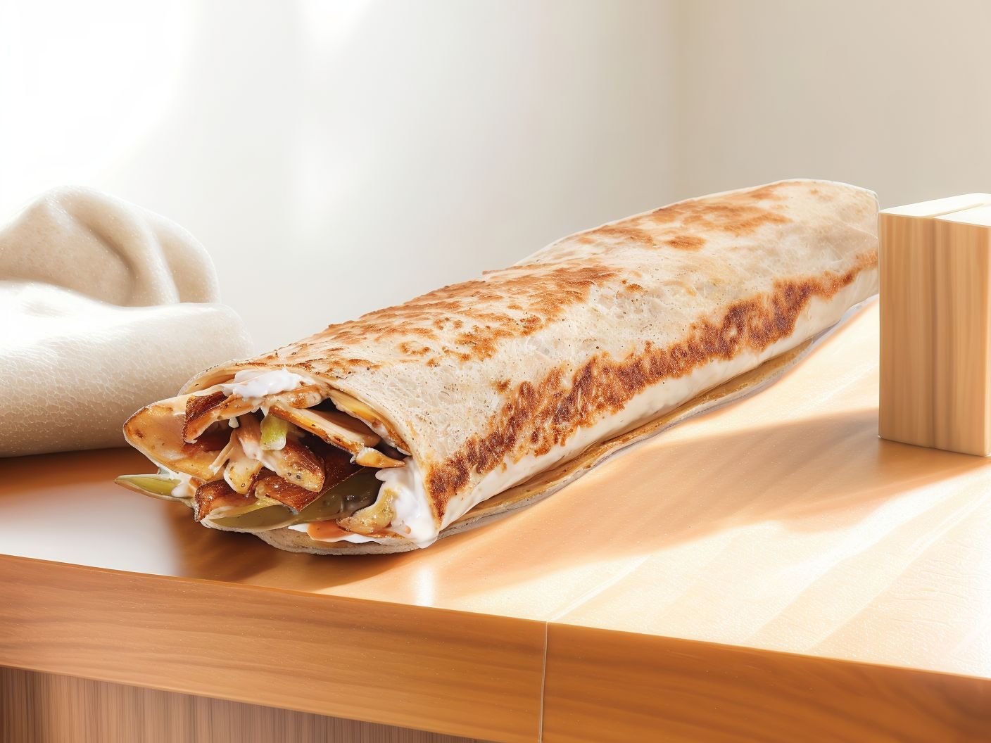 Extra Cheese Shawarma Sandwich