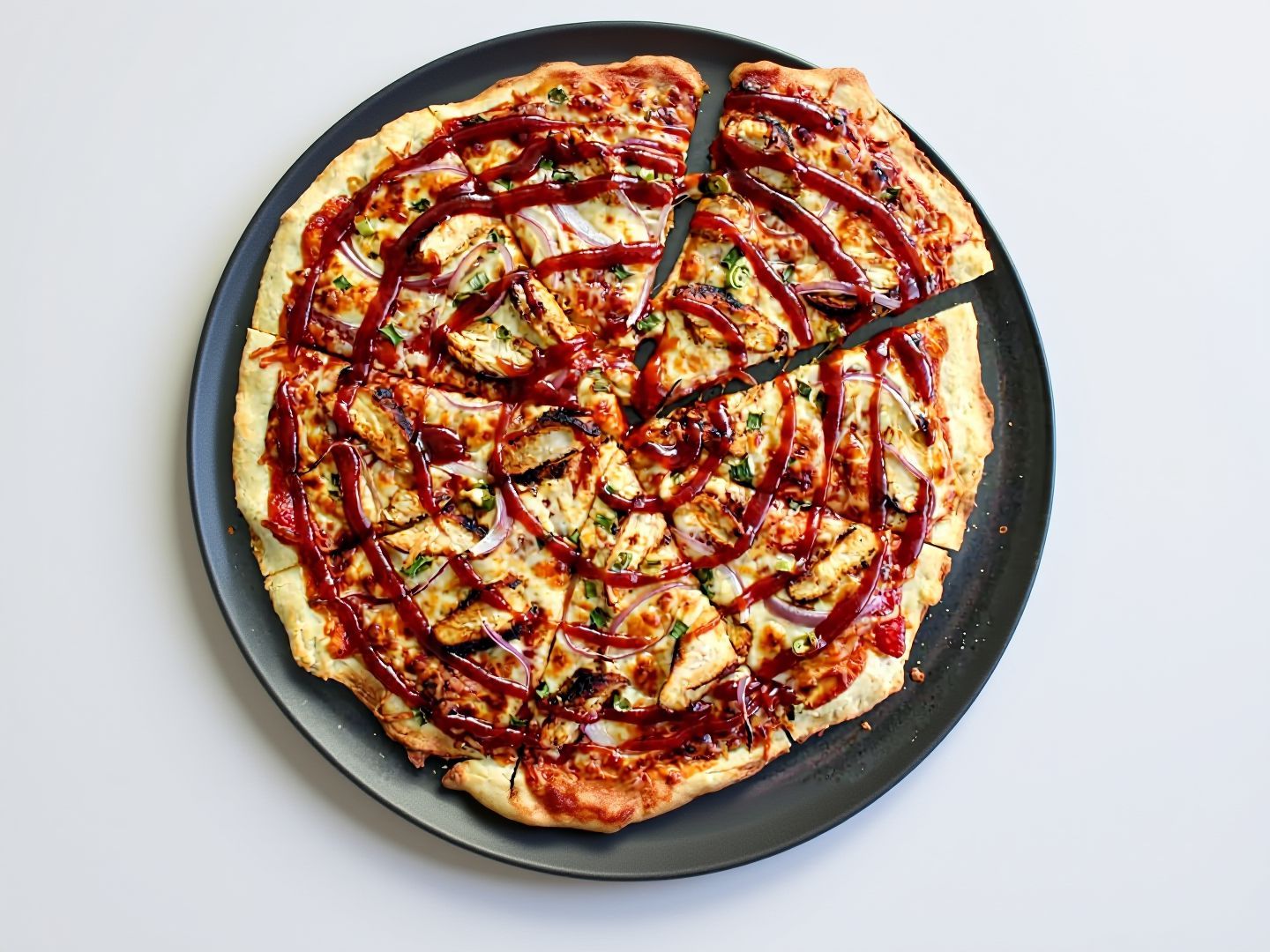 Chicken BBQ pizza
