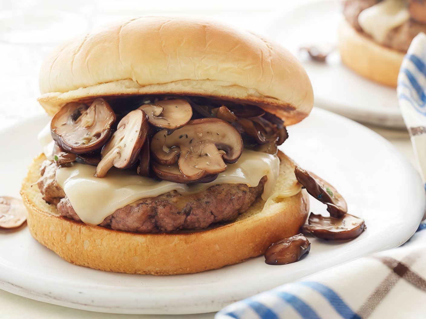 Mushroom burger