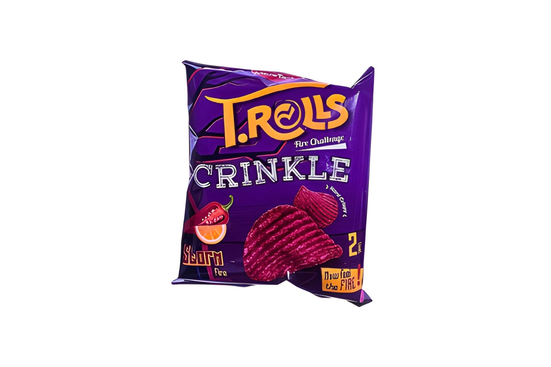 T.Rolls Crinkle Storm Chips 40 gm
