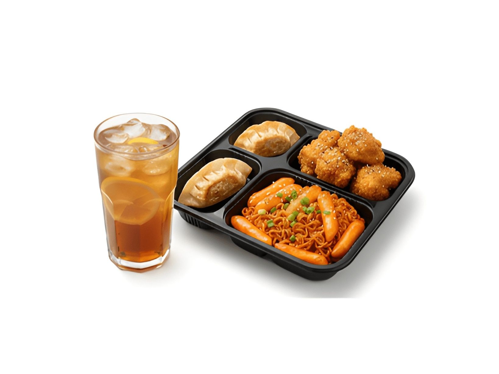 Roppoki Chicken with 2 Dumplings and Iced Tea