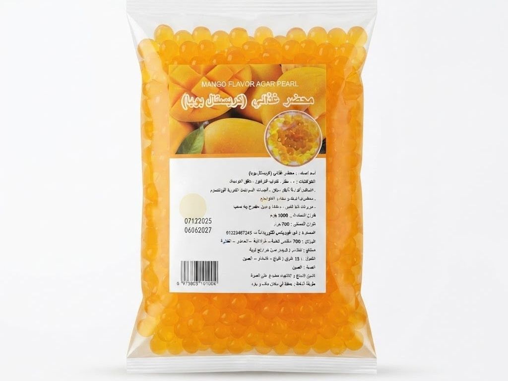 Crystal Boba Mango taste Food Preparation 1000g