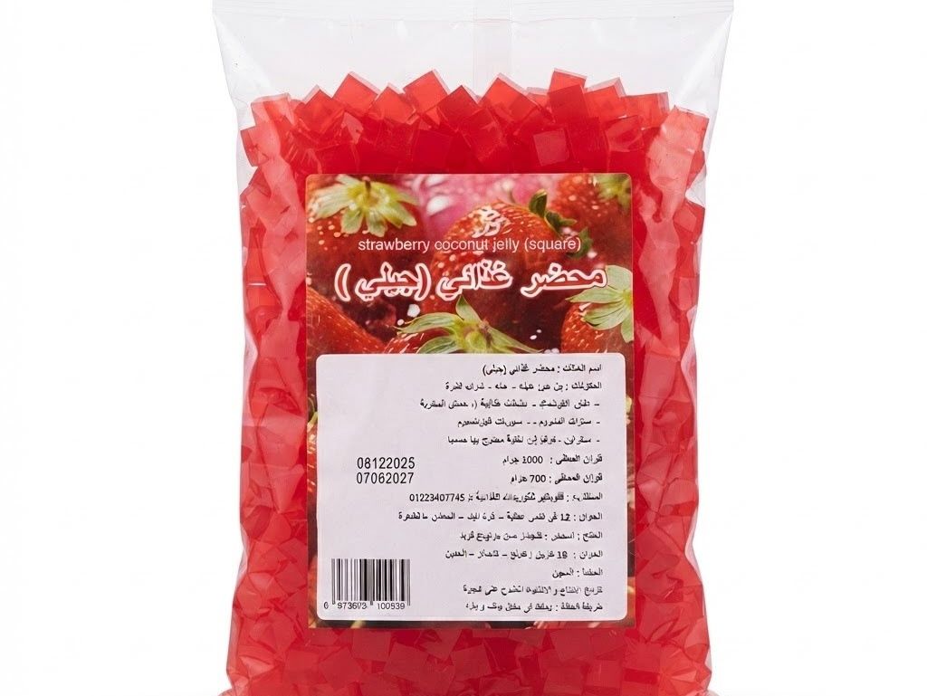 Strawberry taste Jelly Mix Food Preparation 1000g