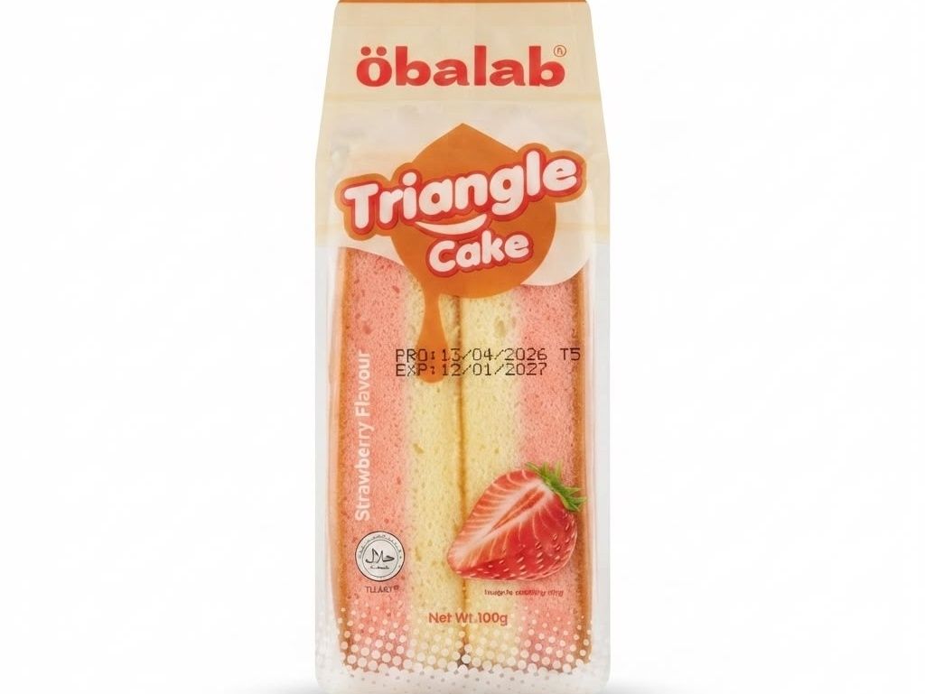 Strawberry Triangle Cake 100 Grams