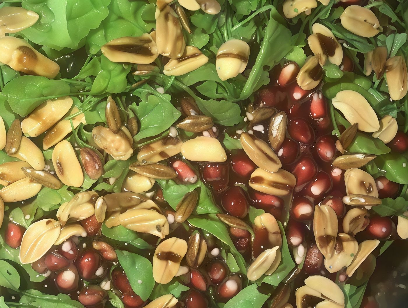Watercress and peanut juice