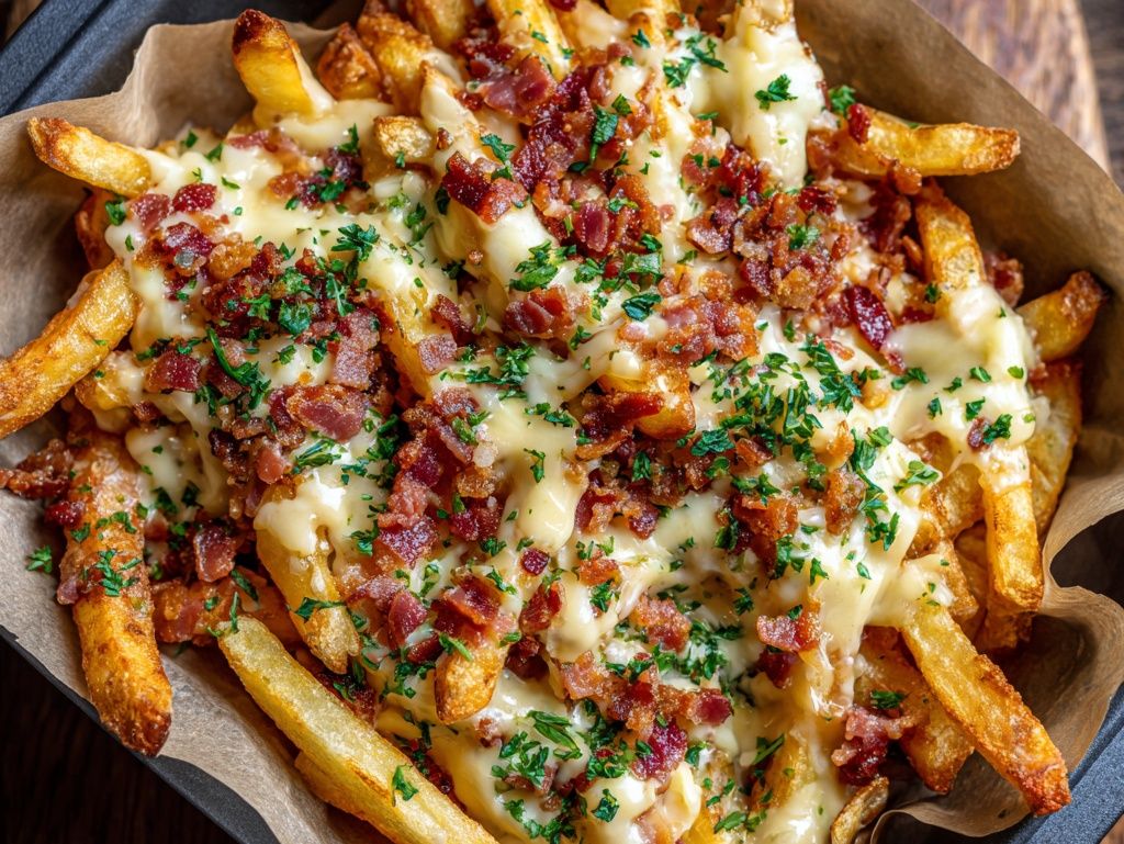 Potatoes with Cheese and Smoked Beef