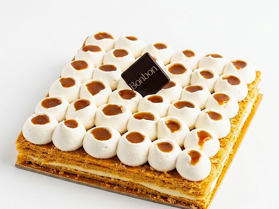 Toffee mille-feuille Torte