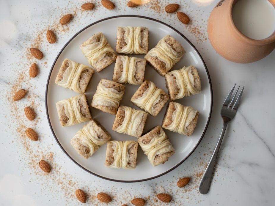 Baklava Mkshkesha almonds