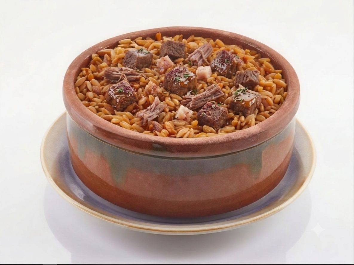 Orzo Tagine with Meat