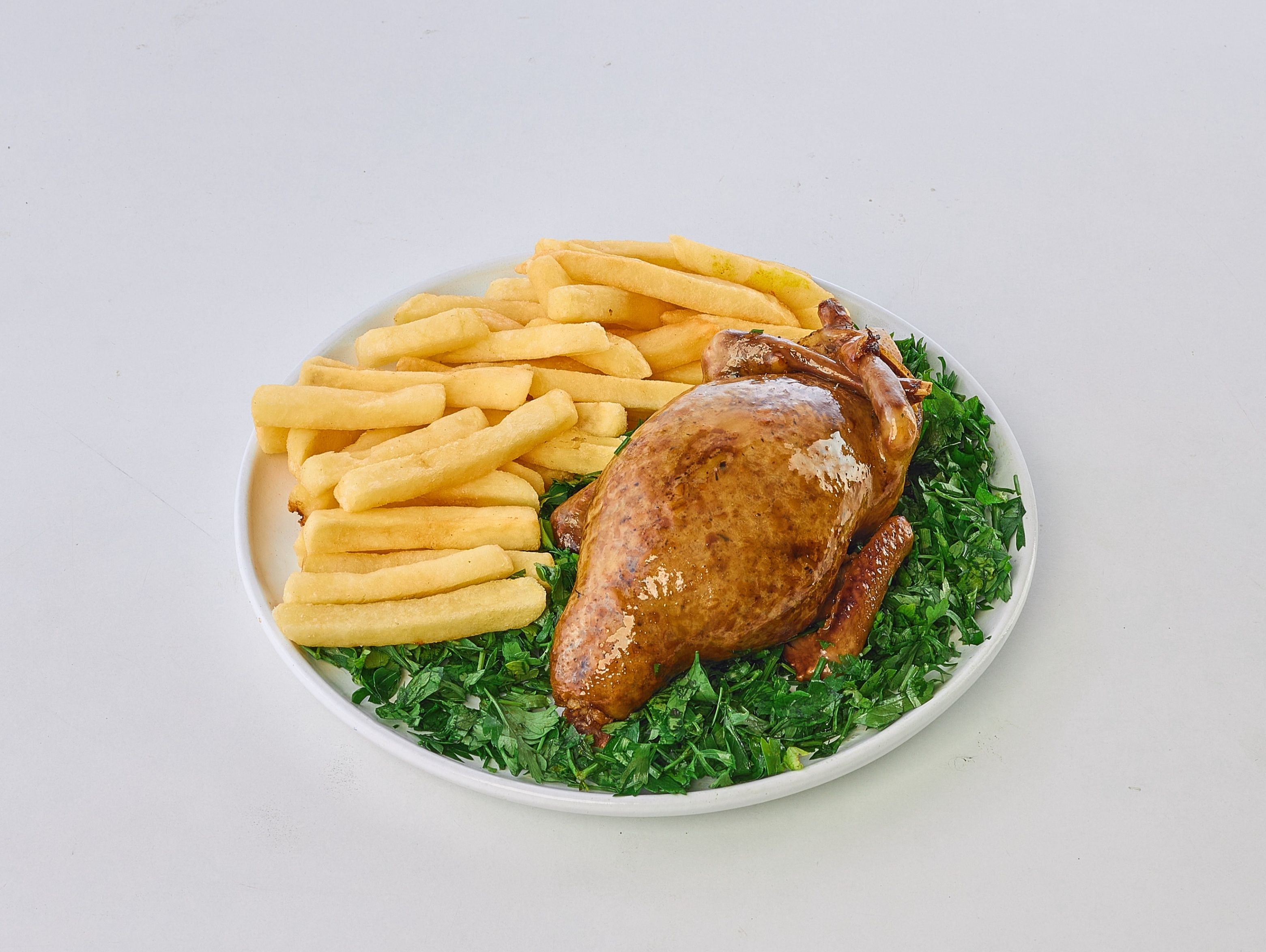 Stuffed Pigeon with Rice and Potatoes