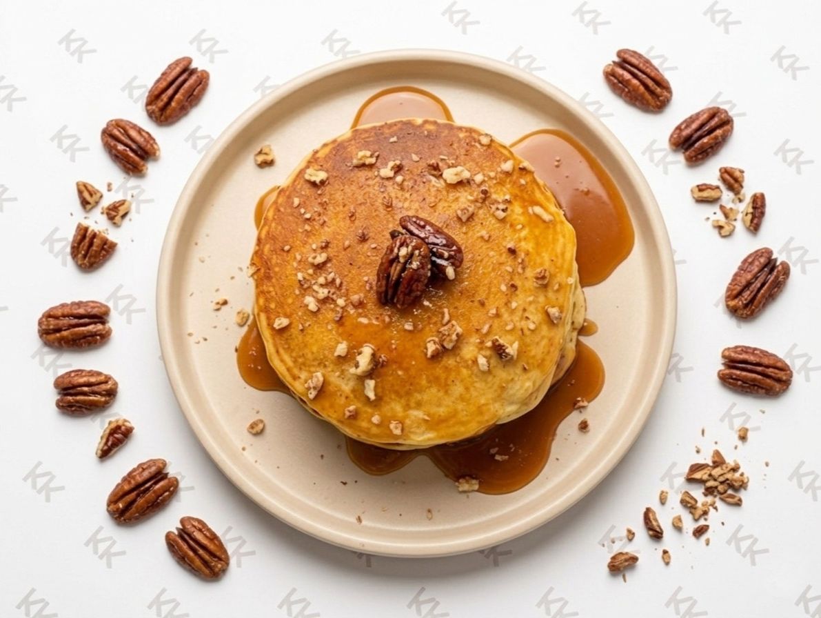 Salted Pecan Pancakes