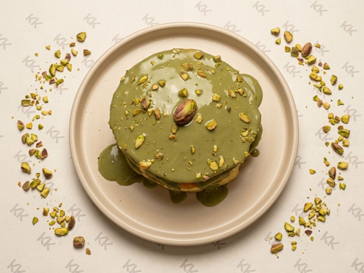 Pistachio Pancakes
