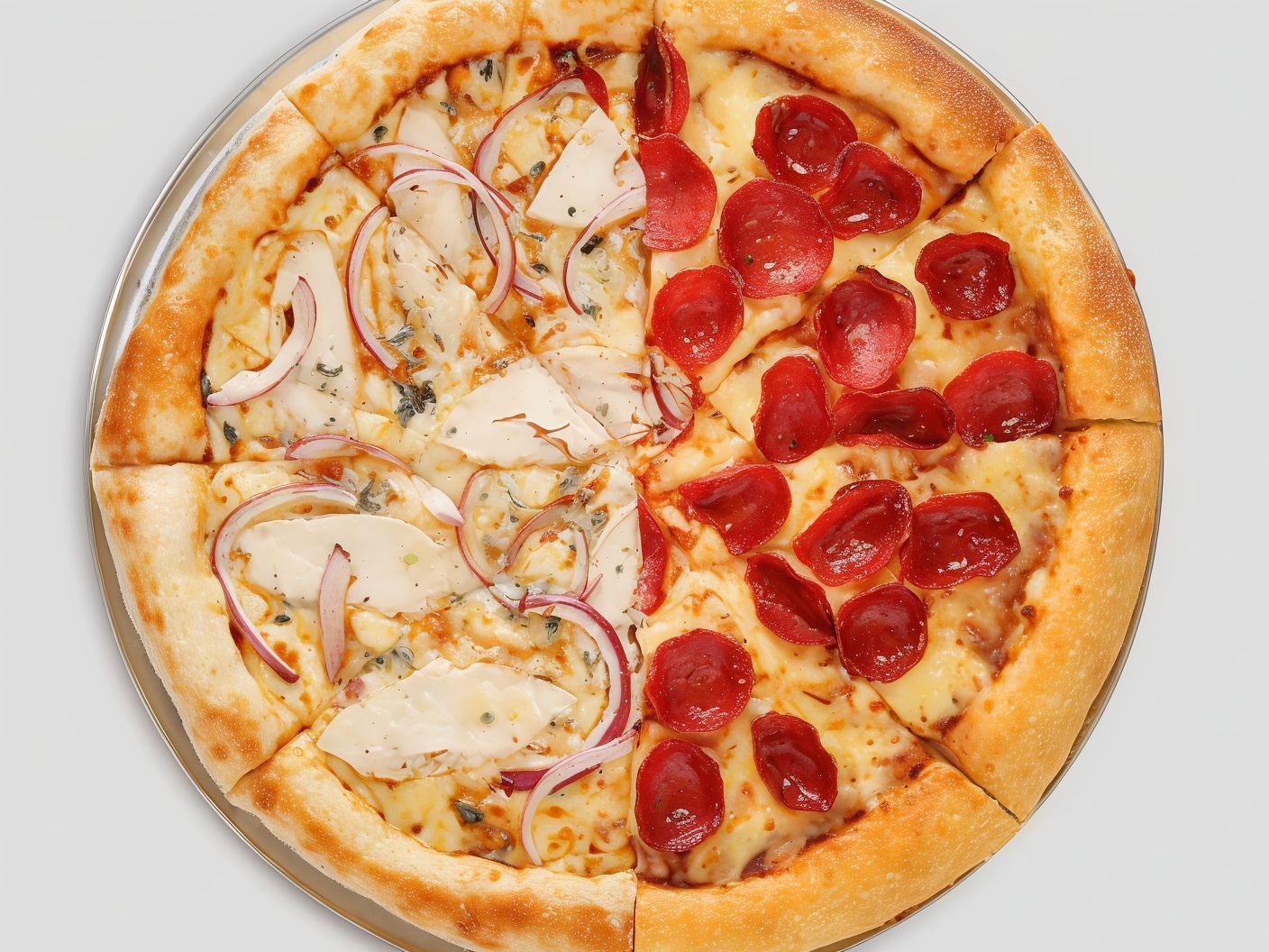Half And Half Pizza Large