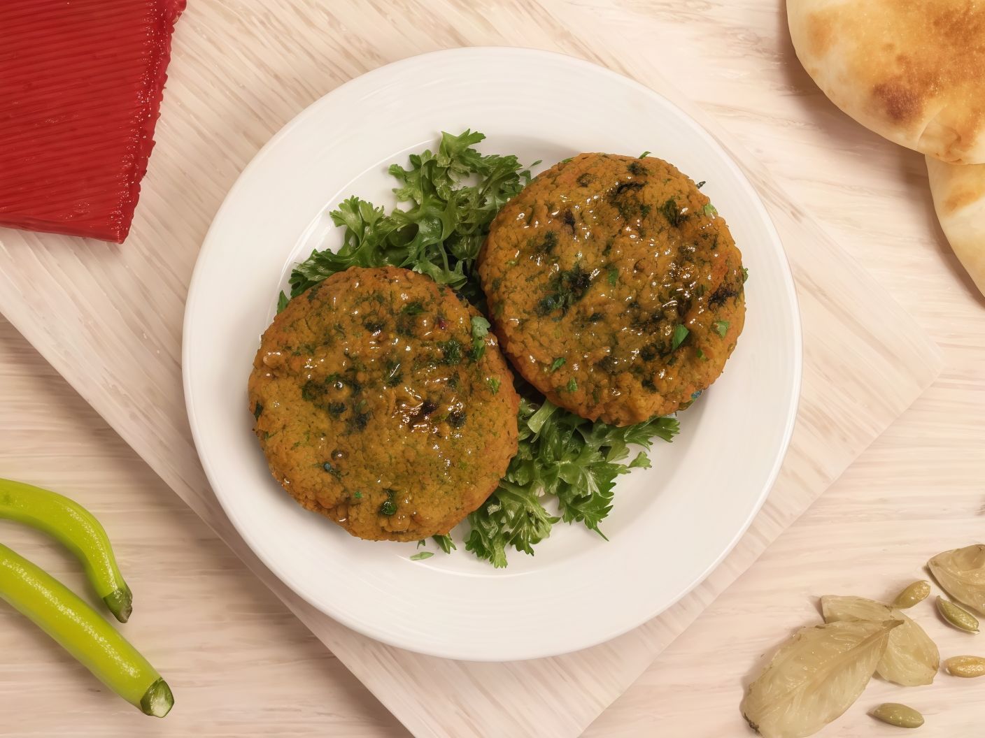 Large Stuffed Falafel Patty