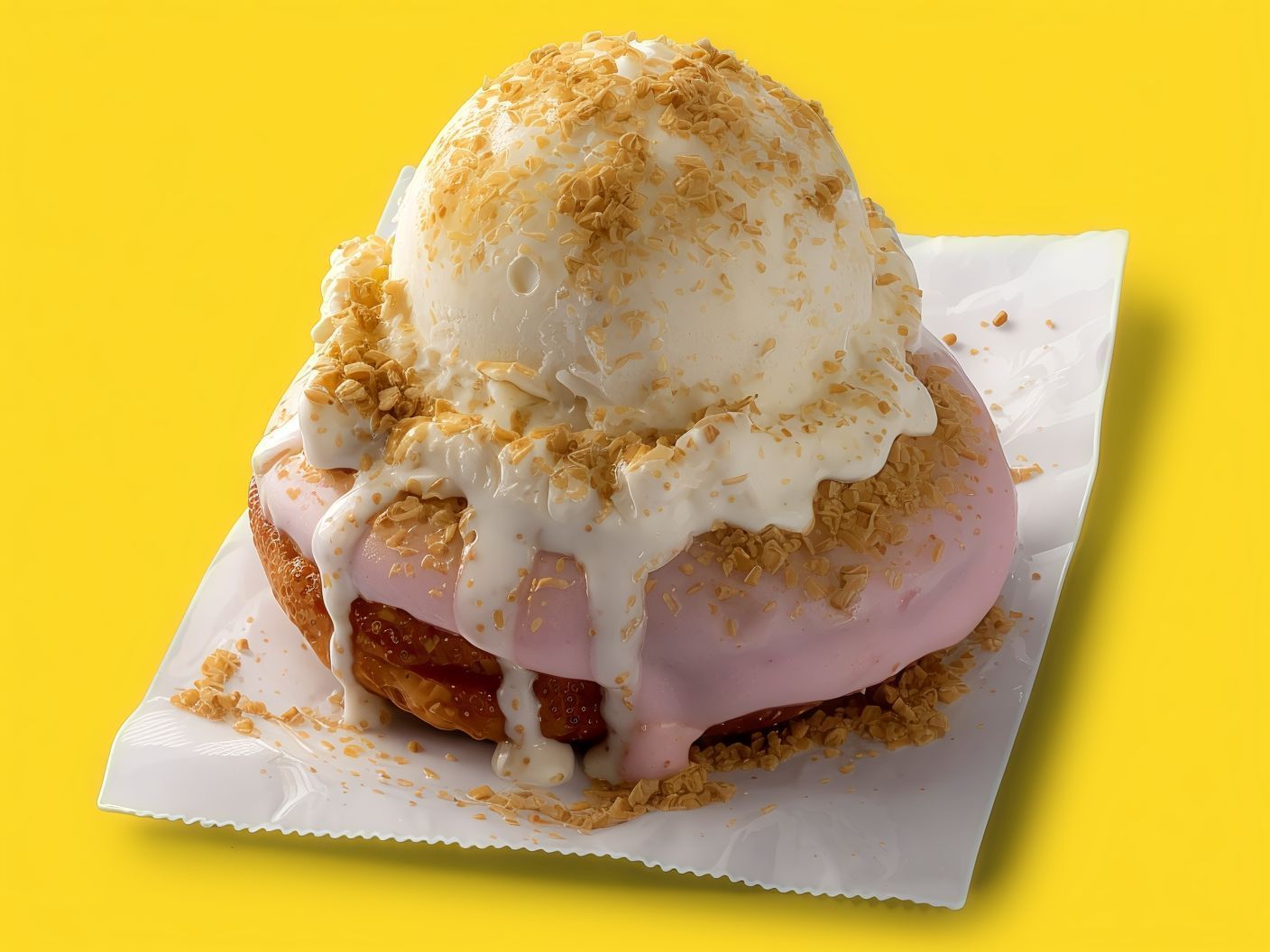 Strawberry Short Cake Sundae