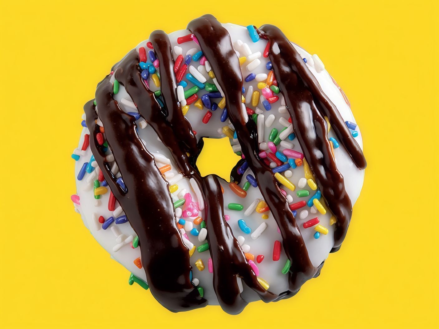 Beach Ball Doughnut