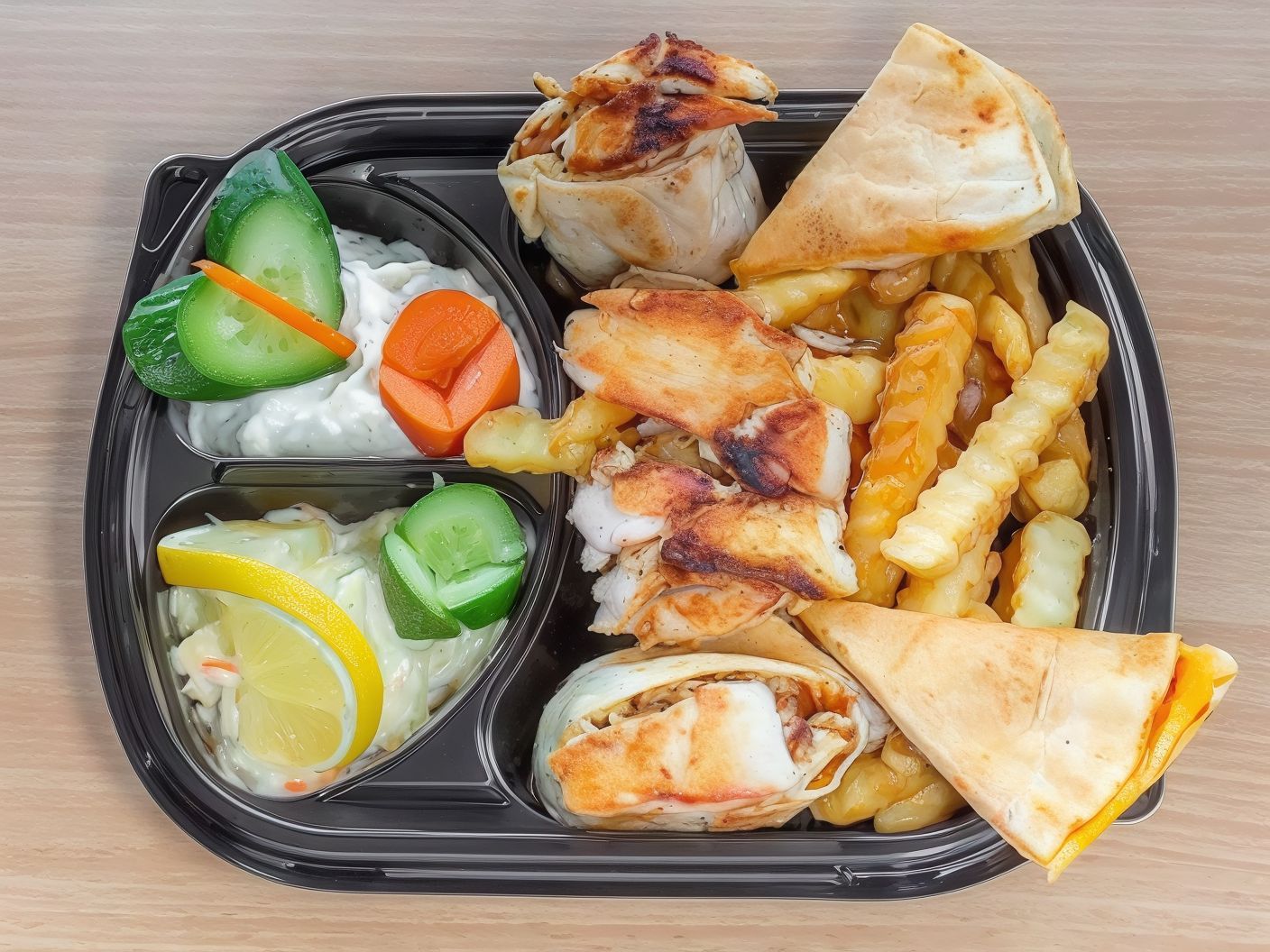 Arabian Chicken Shawerma Meal