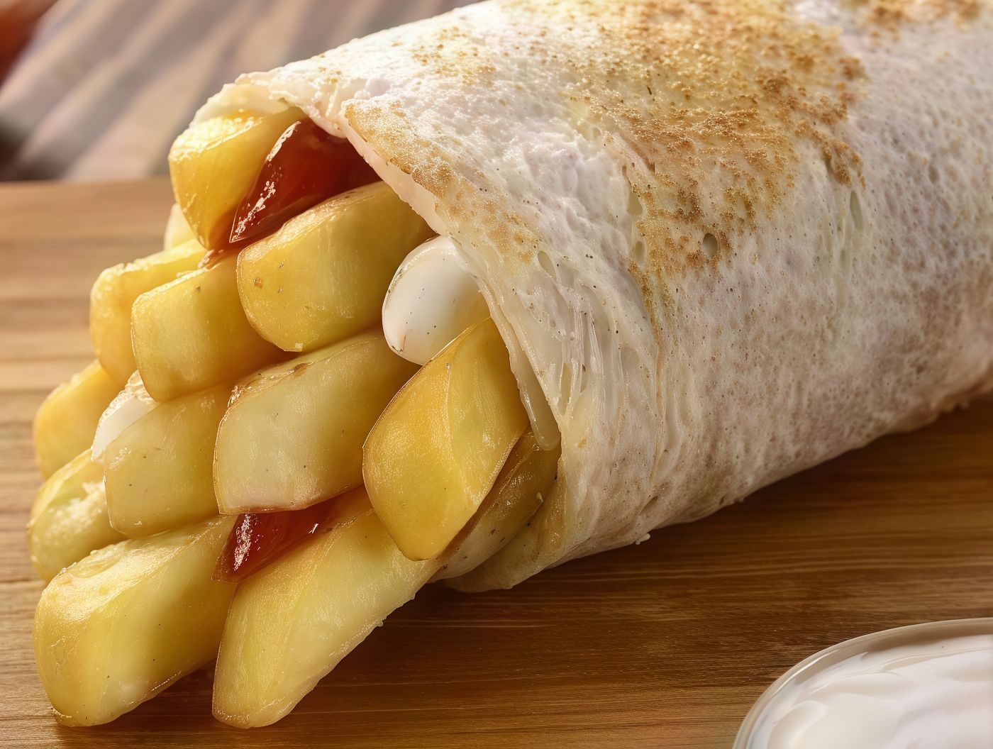 Syrian potato sandwich