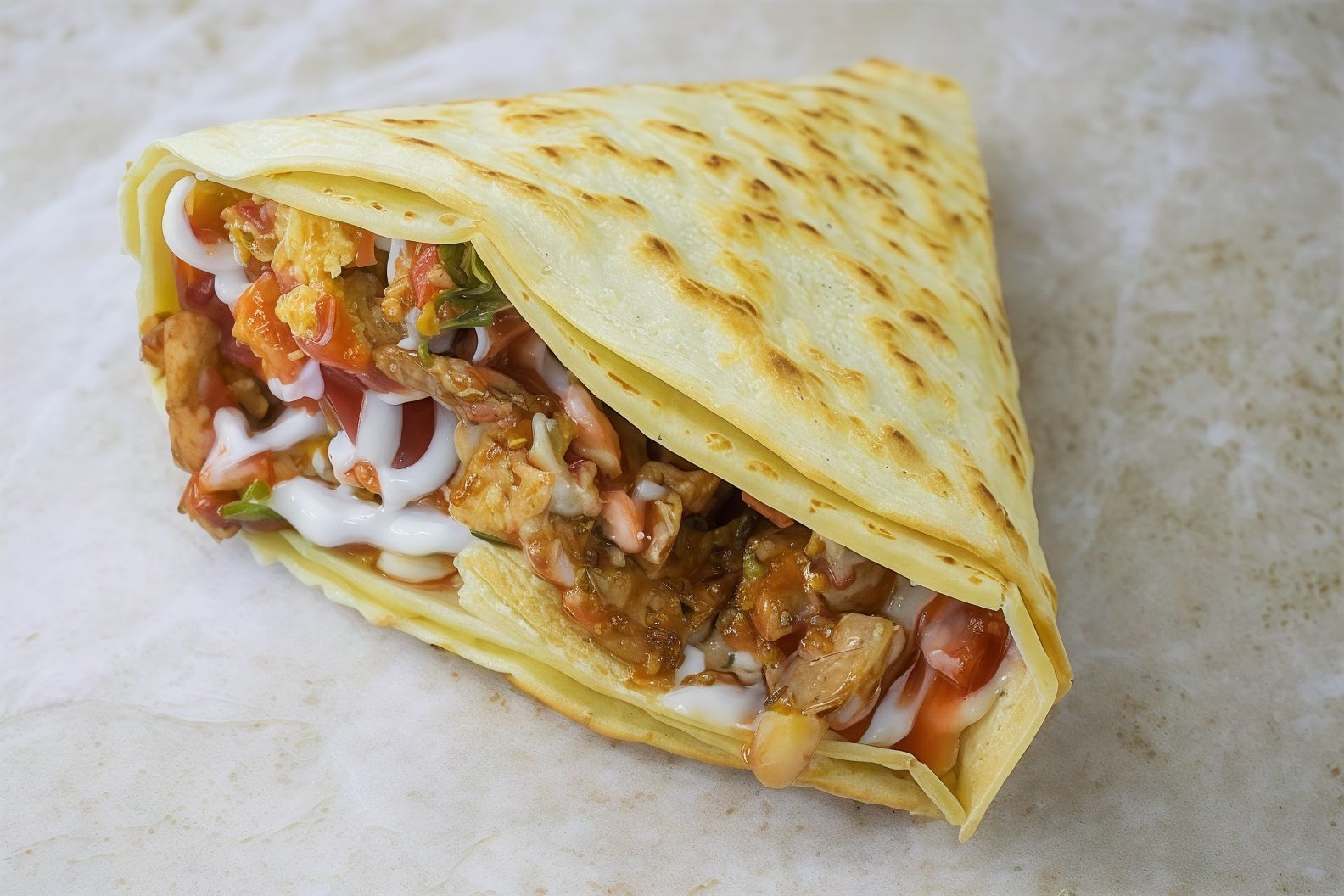 Mix Chicken Crepe