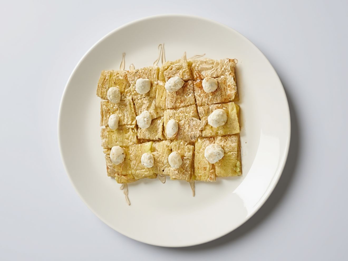 Feteer with Cream and Honey