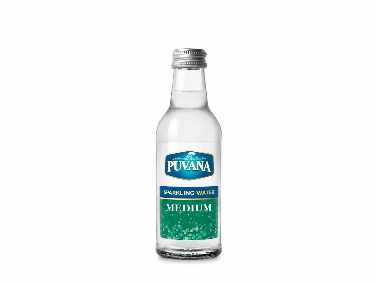 Sparkling water.