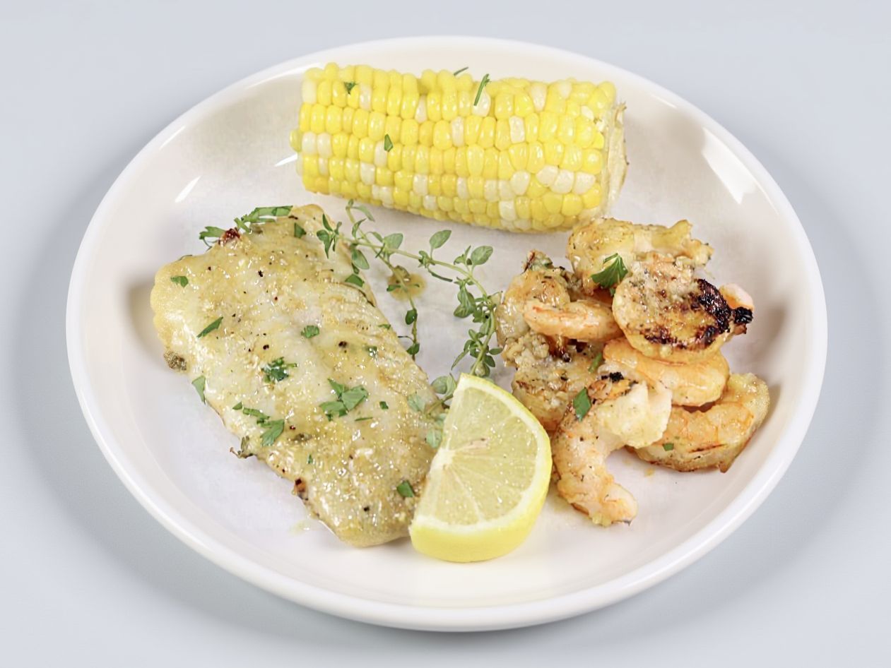 Pesce Con Gamberi