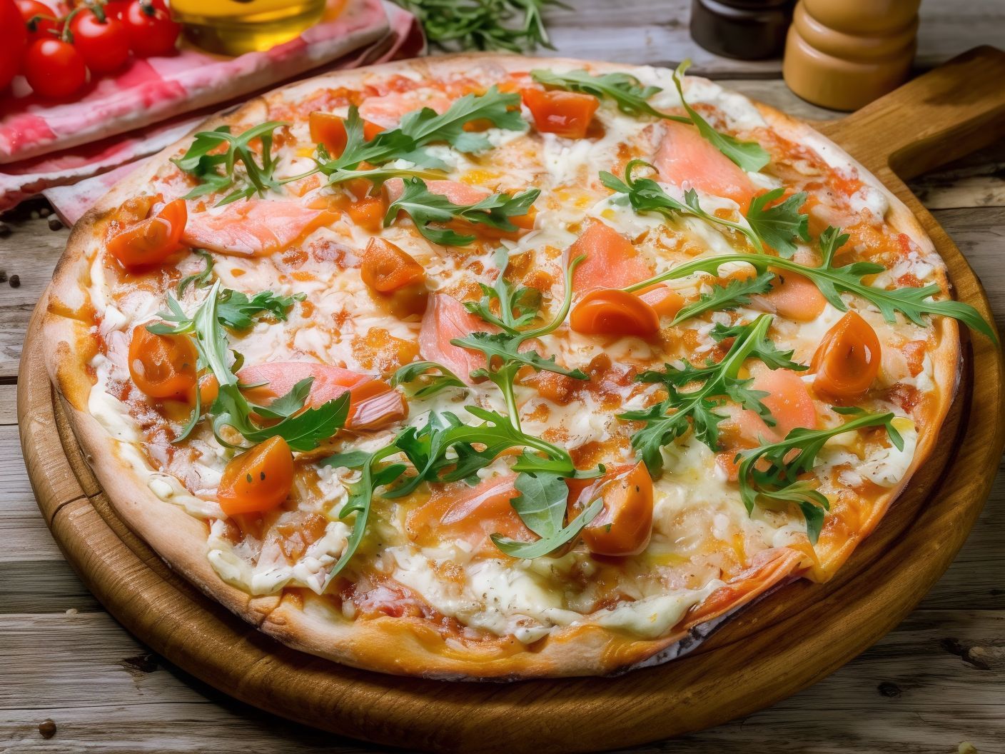 Salmon Pizza