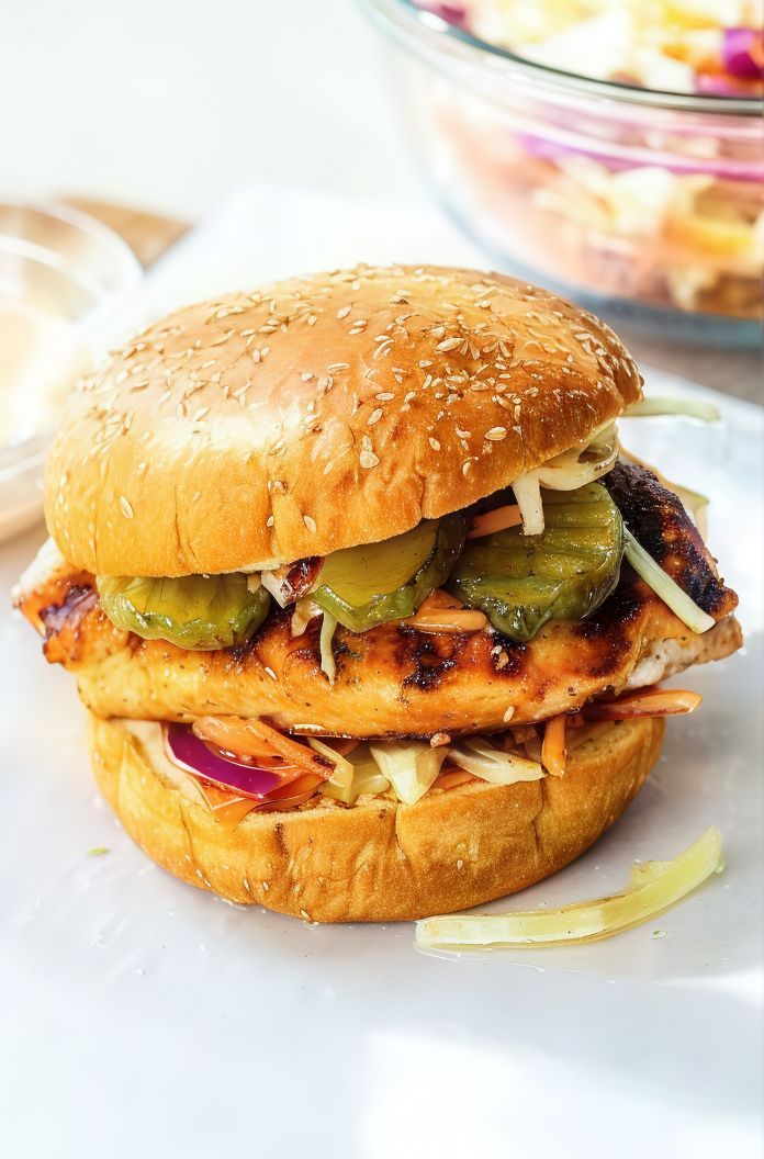 HOT GRILLED CHICKEN Sandwich