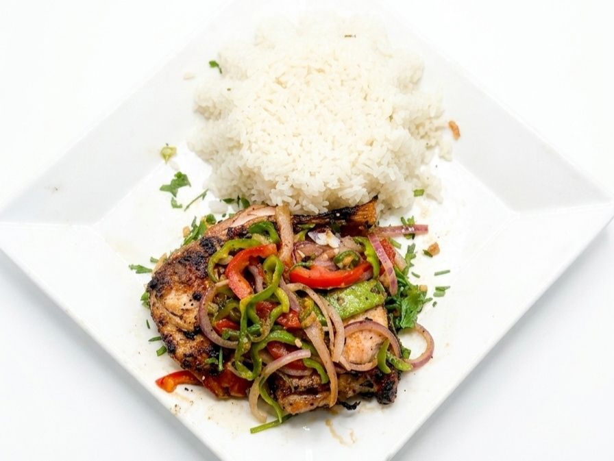 Quarter Grilled Chicken Thigh Meal