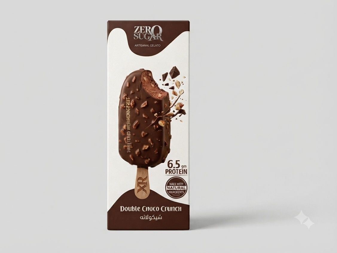 Double Chocolate Crunchy Bar