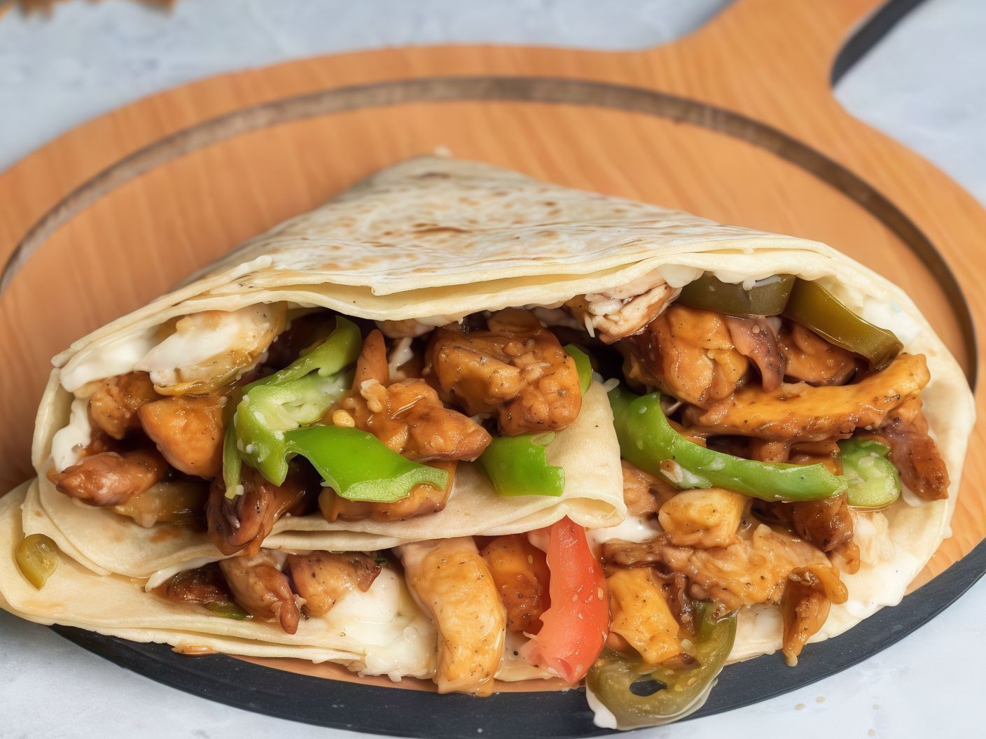 Chicken Fajita Crepe