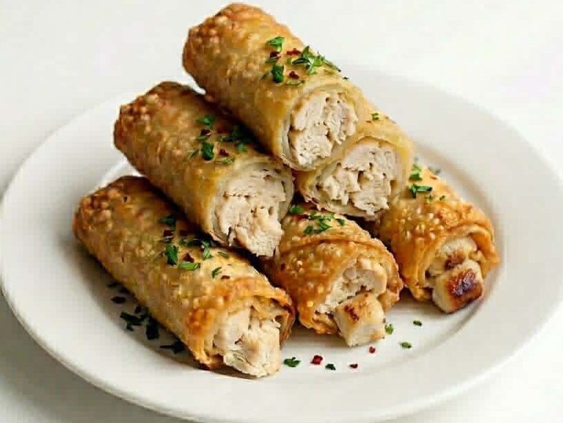 Chicken Spring Rolls - 6 Pieces