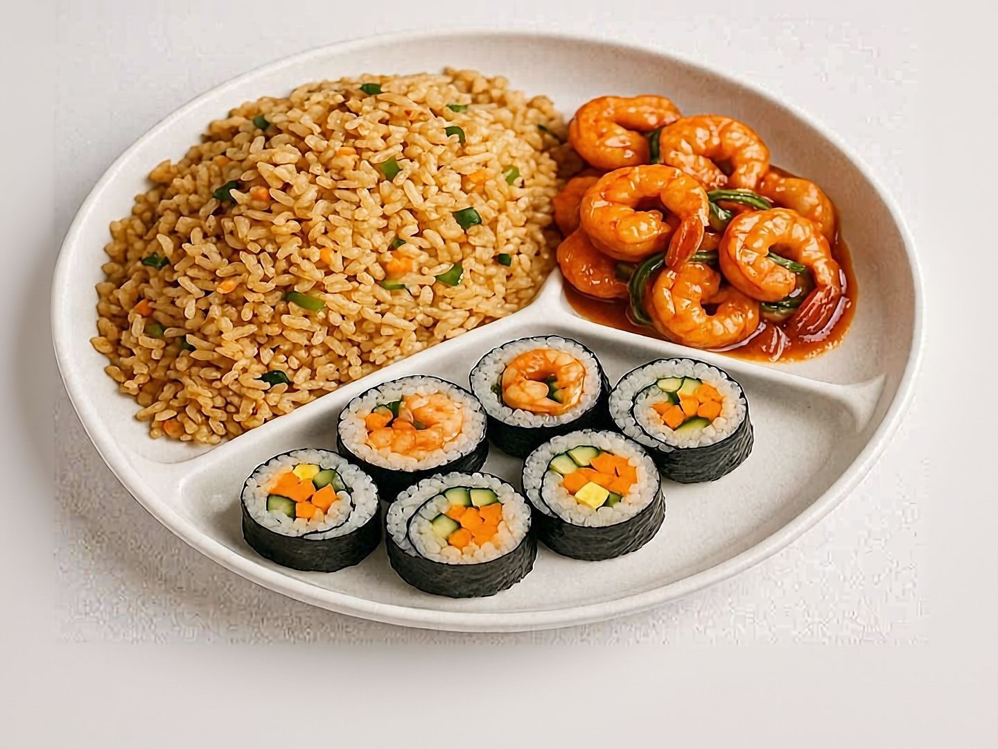 Double Fried Rice With Shrimp