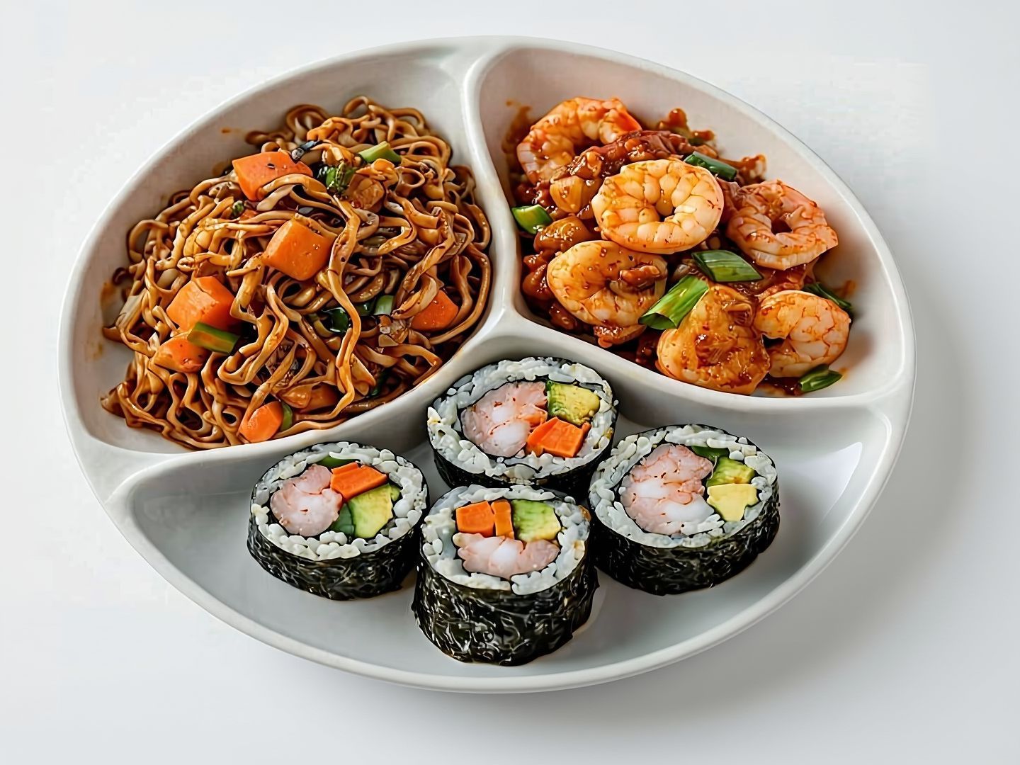 Double Korean Noodles With Shrimp