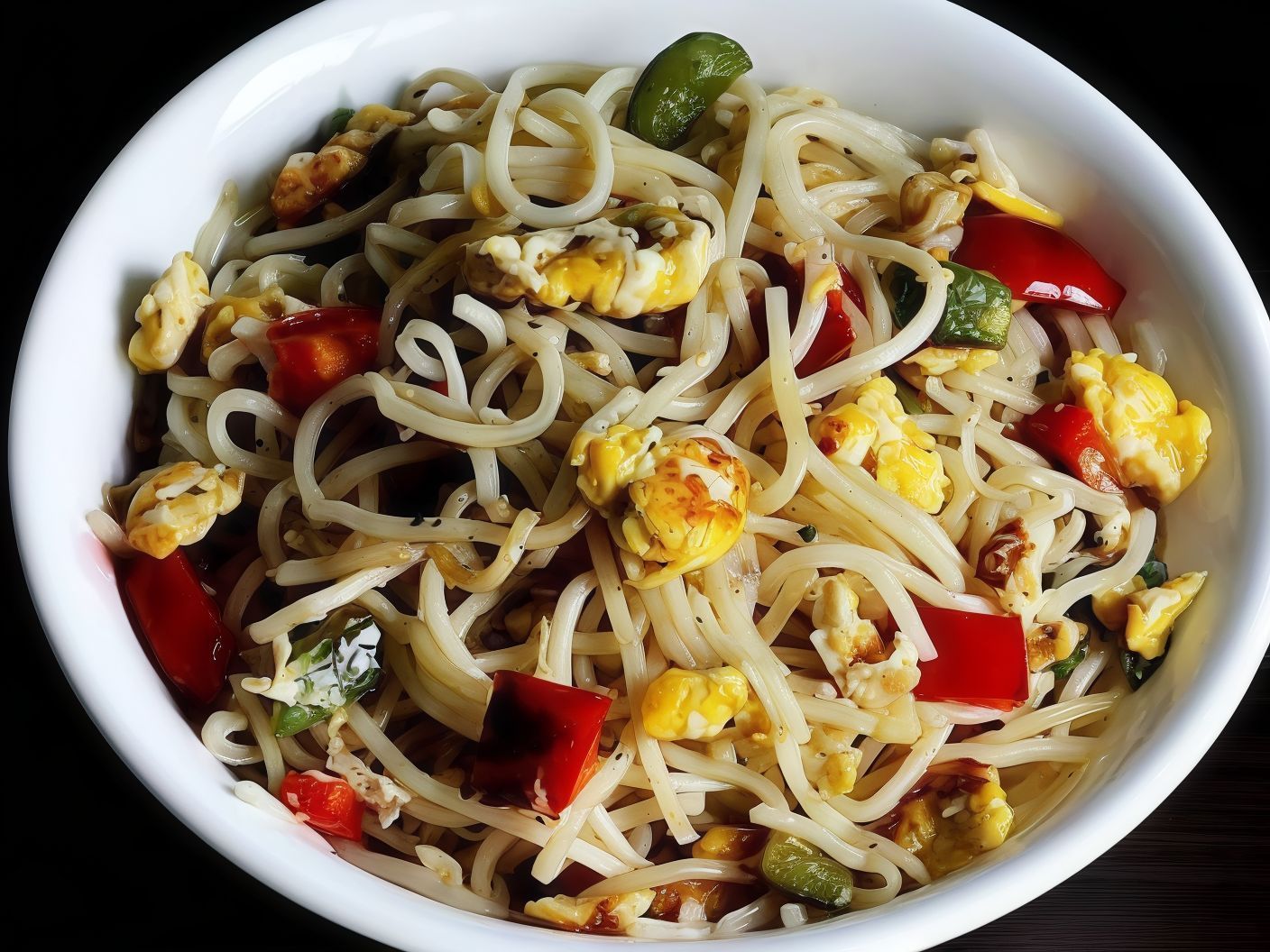 Fried Noodles With Egg