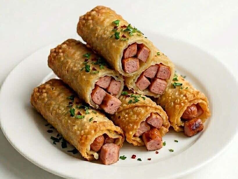 Sausage Spring Rolls - 6 Pieces