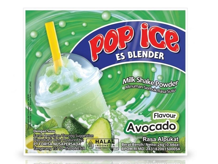 Bob Ice Powder Avocado for made Drinks
