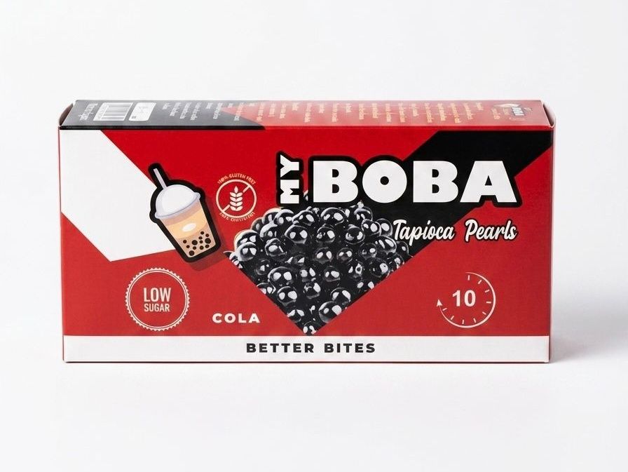 Cola Flavored Boba Seeds Pearls 200 Grams