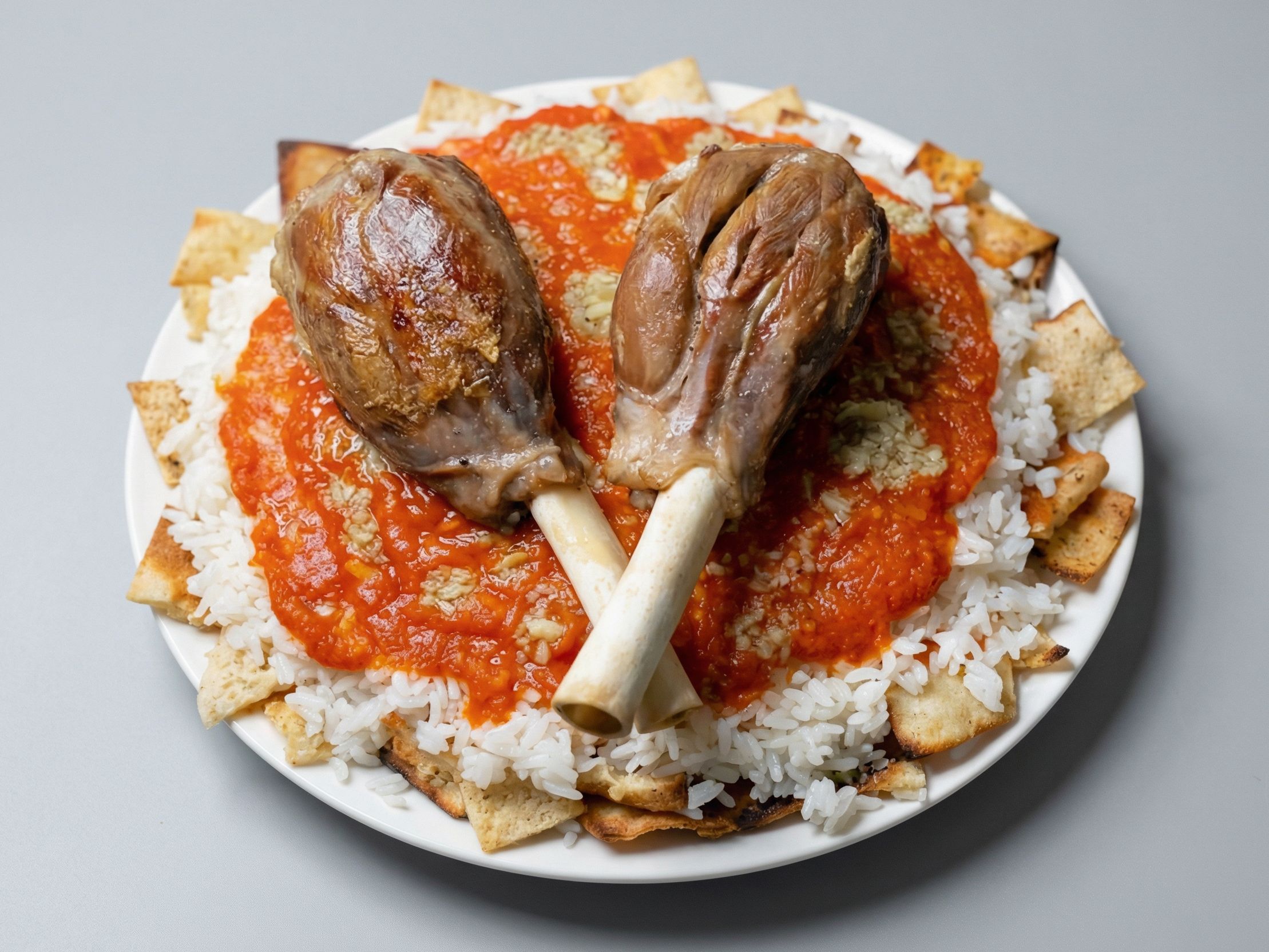 Lamb Shank Fattah