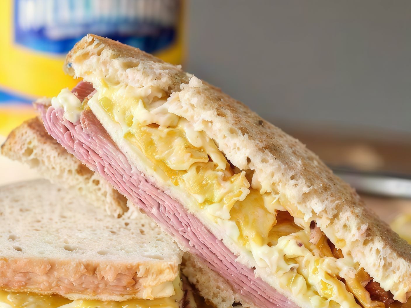 Corned Beef with eggs Sandwich