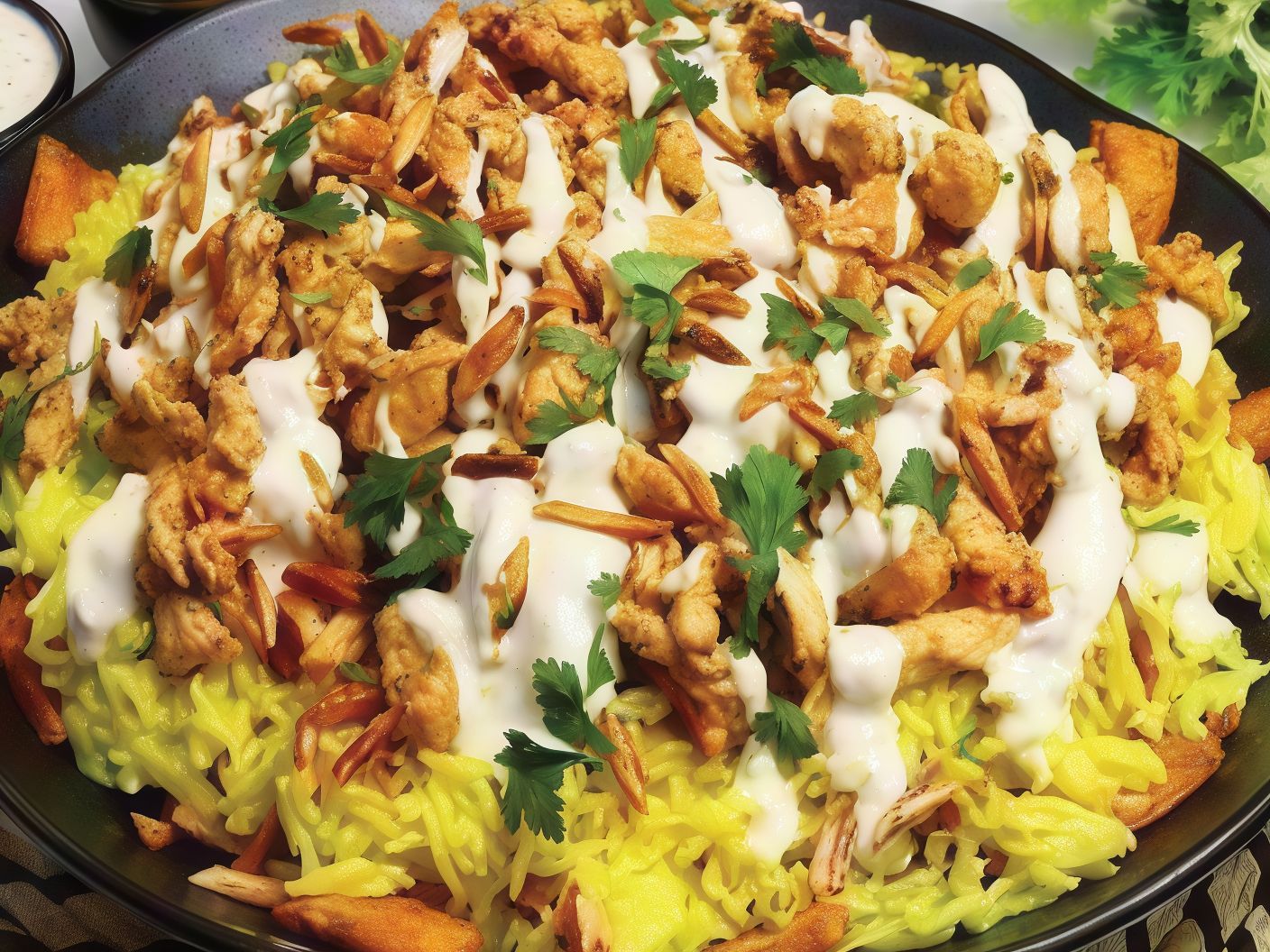 Chicken Shawarma Fattah Large