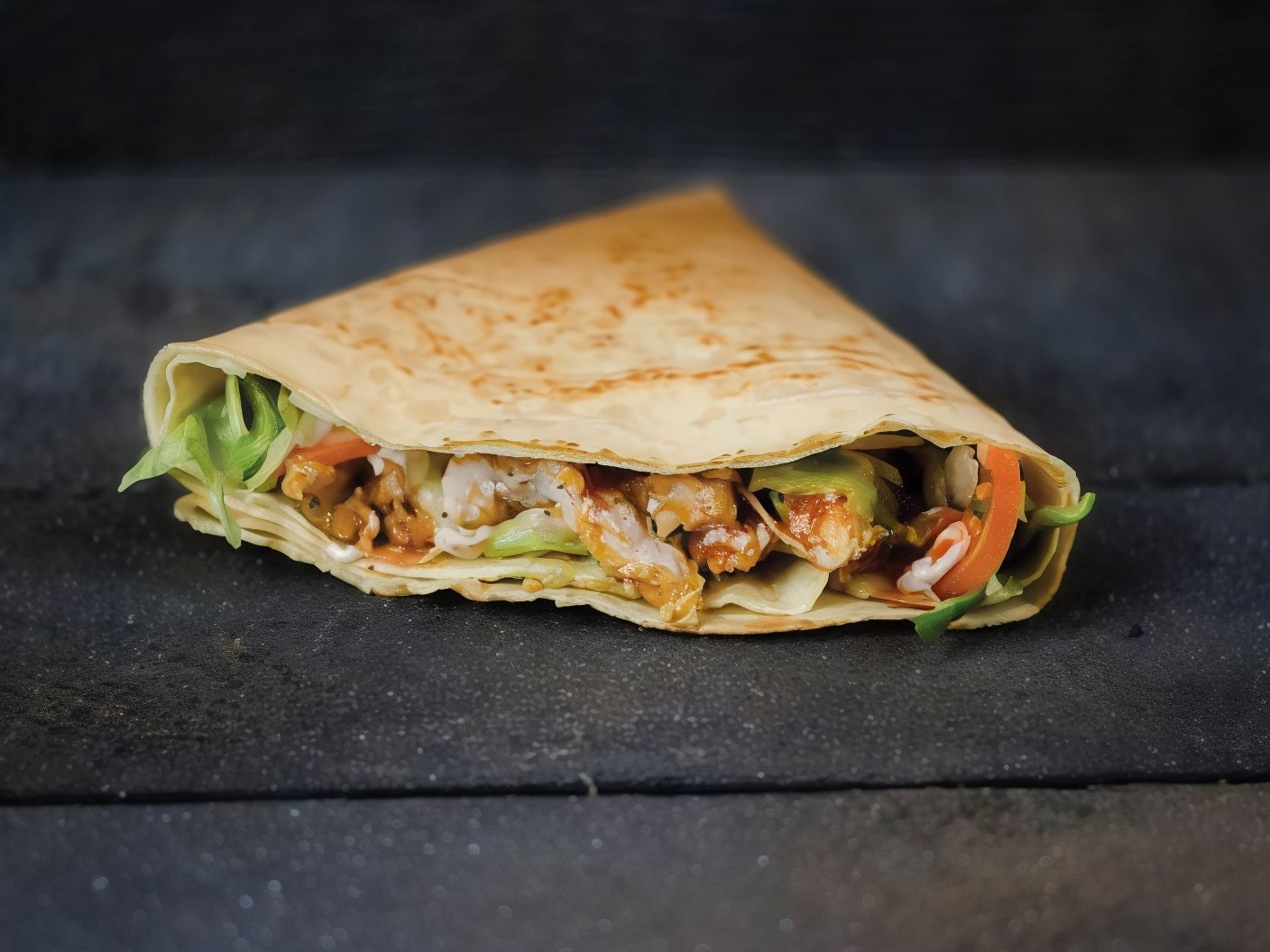 Shish tawook crepe