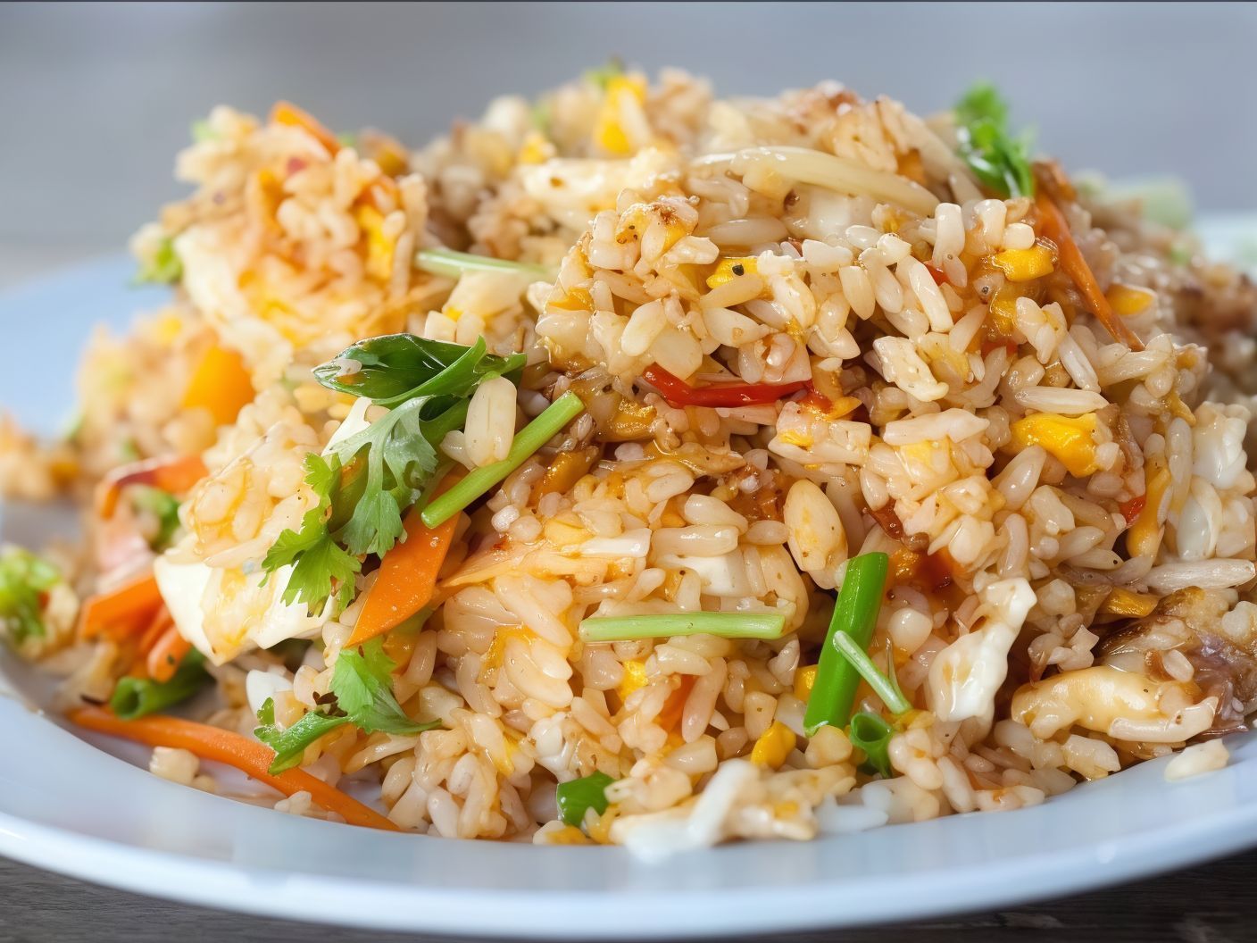 Fried rice vegetables