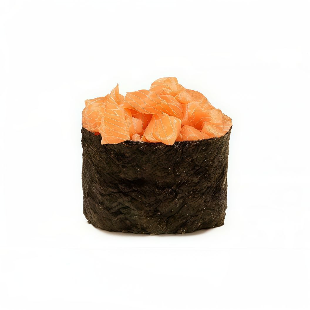 Smoked Salmon Gunkan 1 Pieces