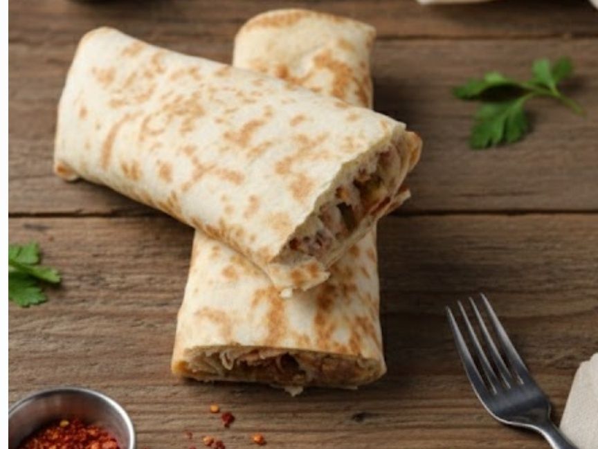 Philadelphia cheese manoucheh with steak