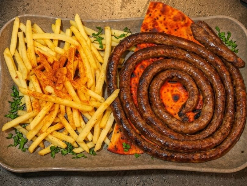 Grilled Sausage Pan