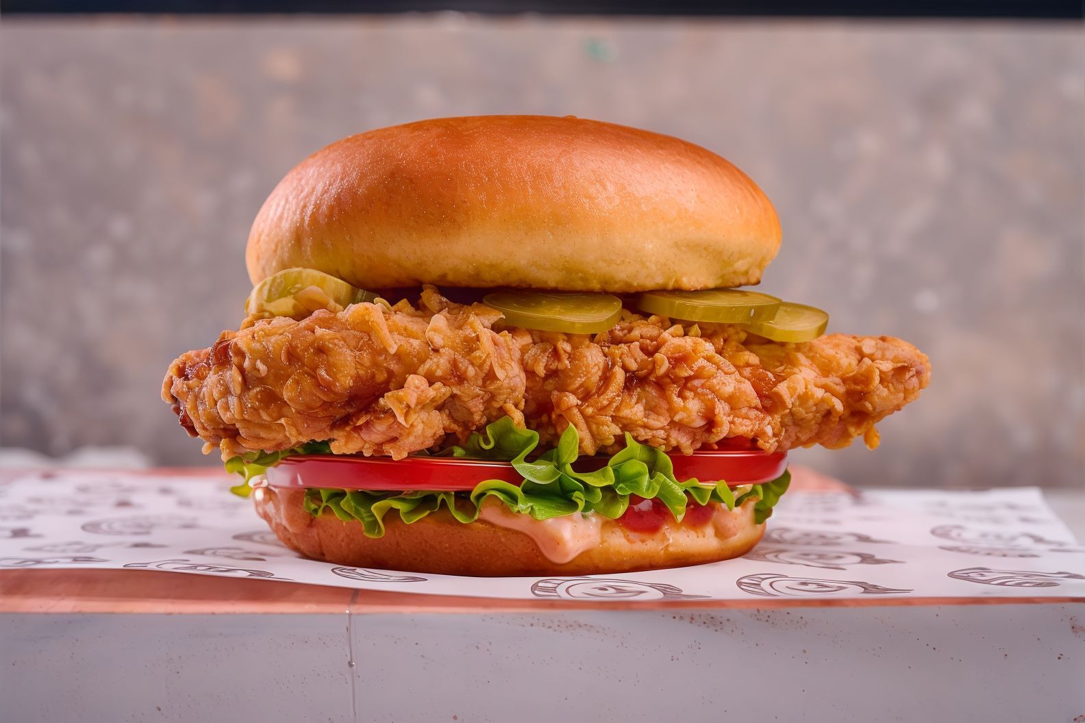 Fried Chicken With Cocktail Sauce