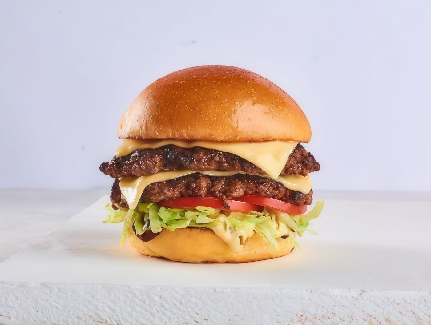 Double Cheese Smash Burger